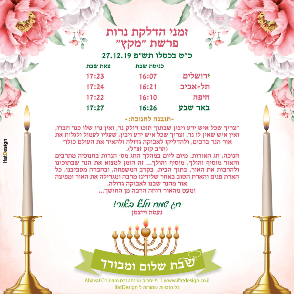 תובנה מוארת פרשת מקץ