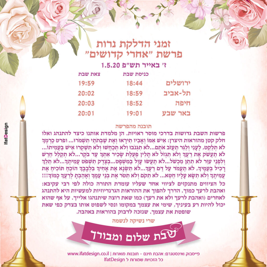 אחרי קדושים