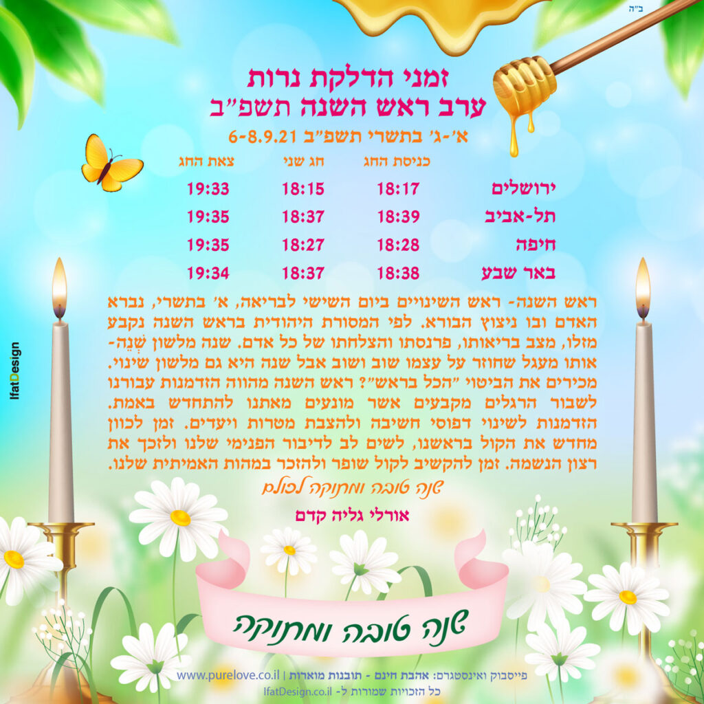 תובנה מוארת - ראש השנה