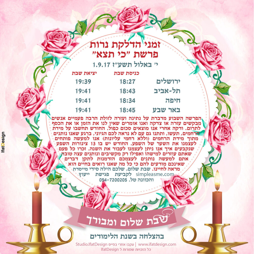תובנה מוארת - פרשת כי תצא