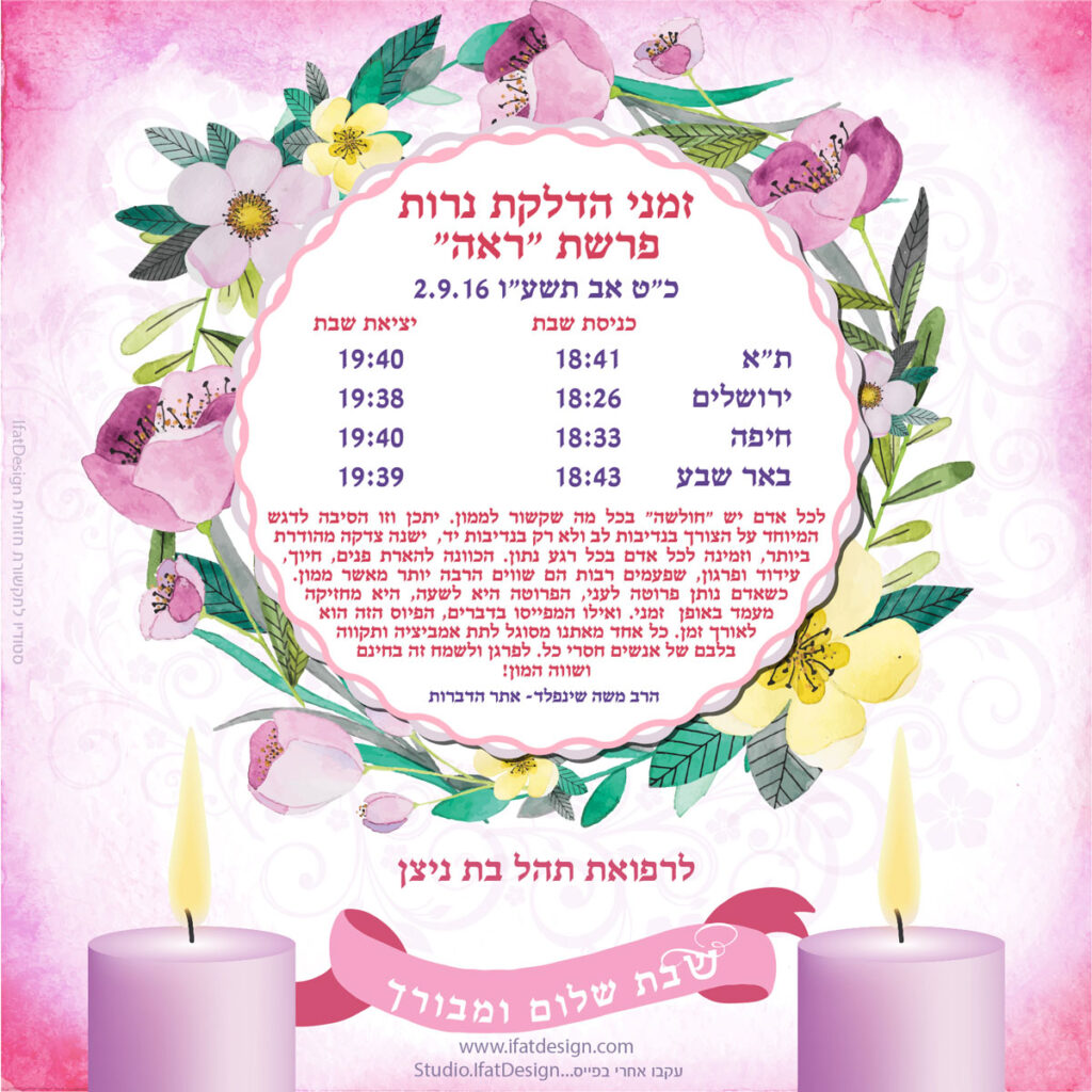 תובנה מוארת - פרשת ראה