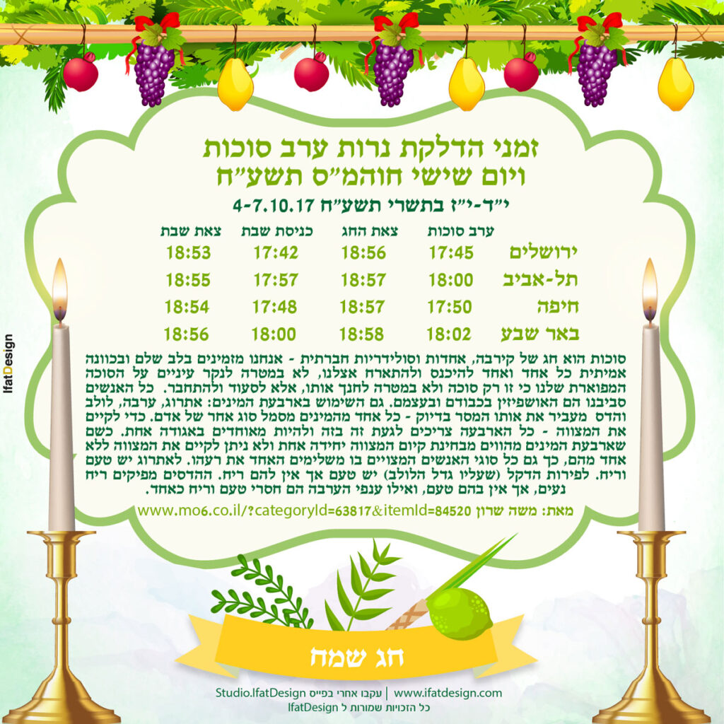 תובנה מוארת - ערב סוכות