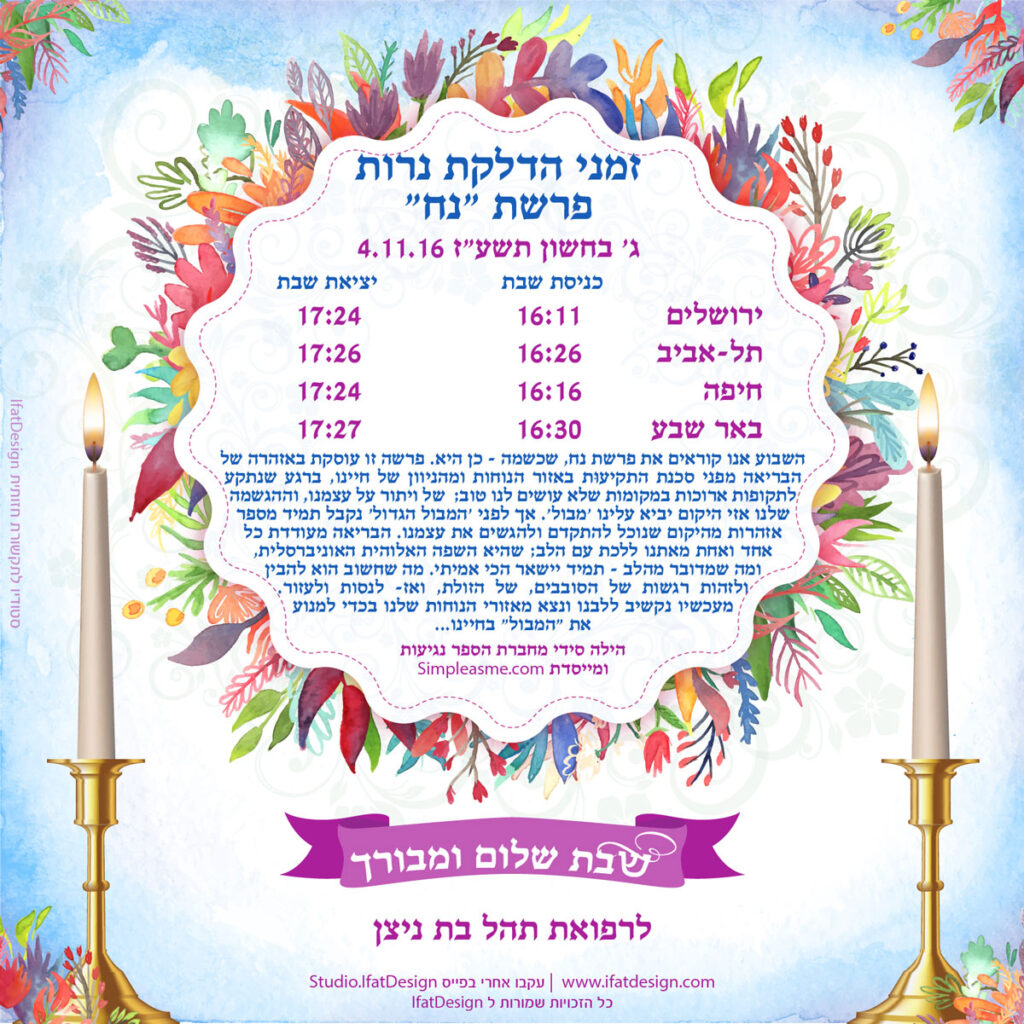 תובנה מוארת - פרשת נח