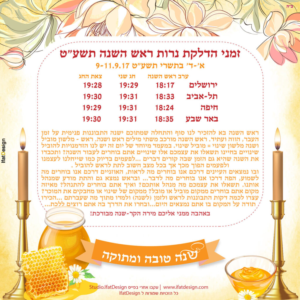 תובנה מוארת - ערב ראש השנה