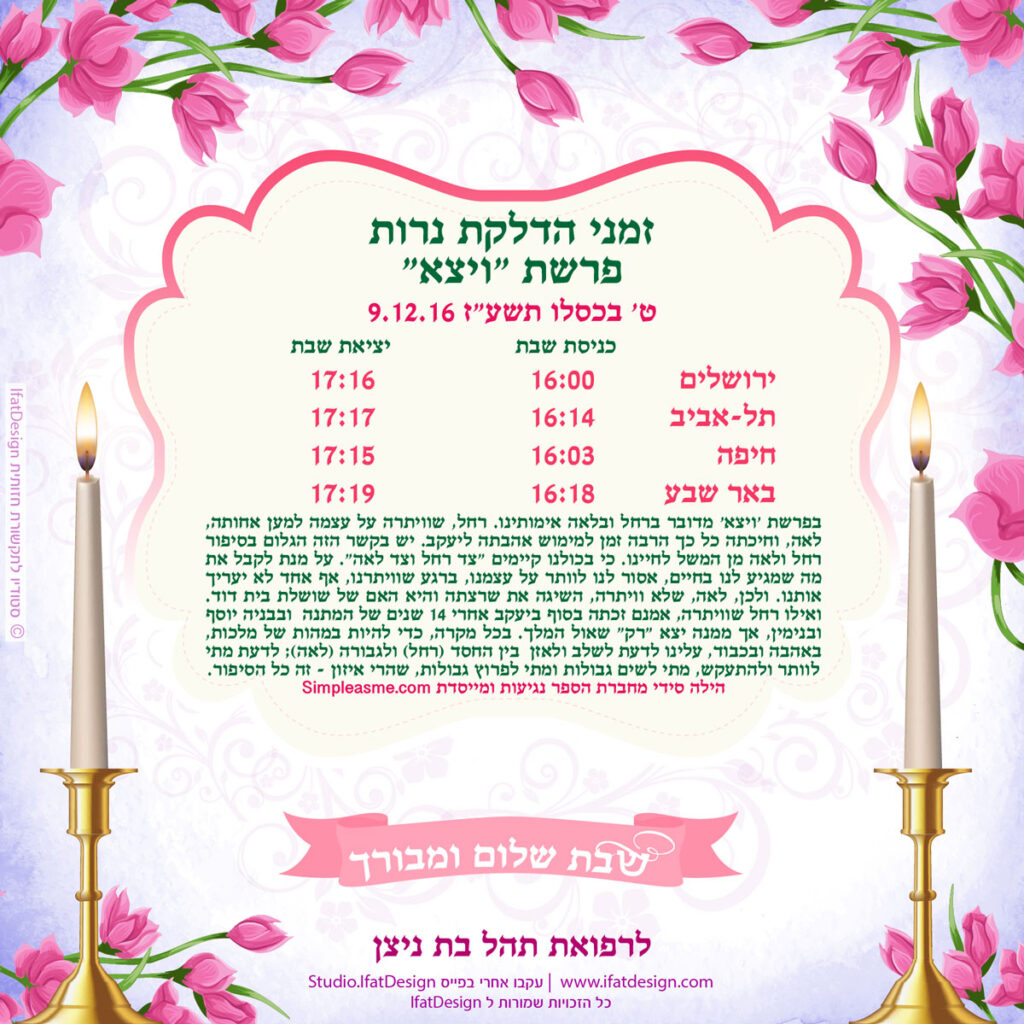 תובנה מוארת - פרשת ויצא