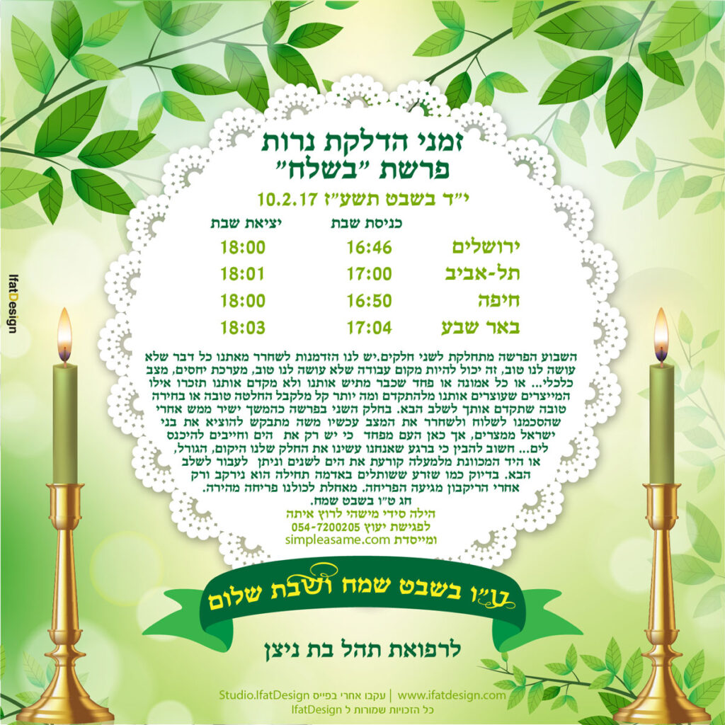 תובנה מוארת - פרשת בשלח