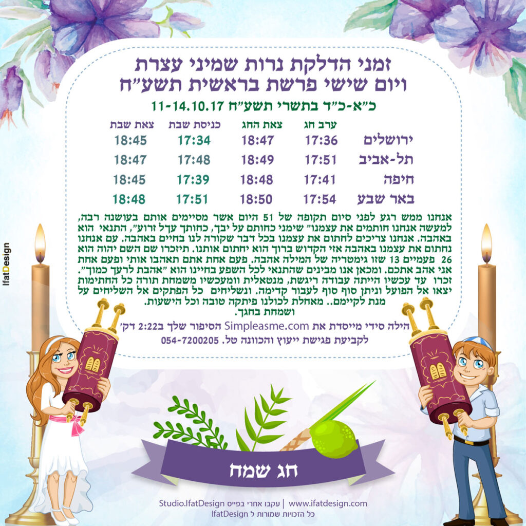 תובנה מוארת - הושענא רבה - פרשת בראשית