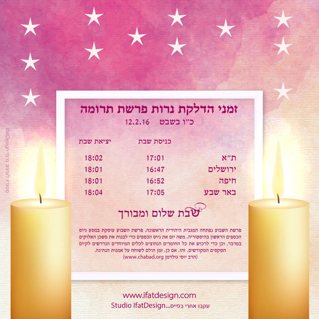 תובנה מוארת - פרשת תרומה