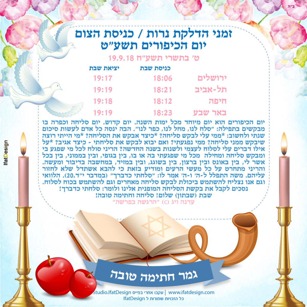 תובנה מוארת - ערב יום כיפור
