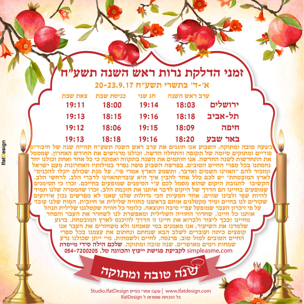 תובנה מוארת - ראש השנה