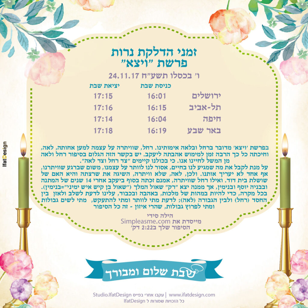 תובנה מוארת - פרשת ויצא