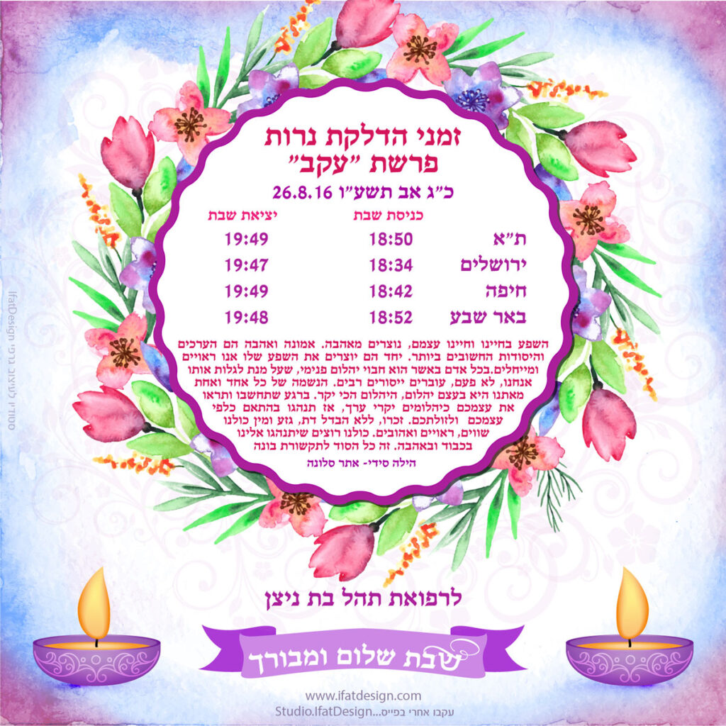 תובנה מוארת - פרשת עקב