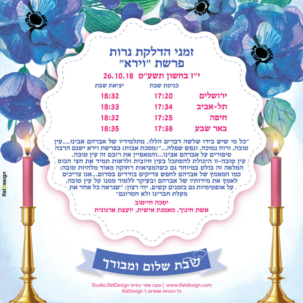 תובנה מוארת - פרשת וירא