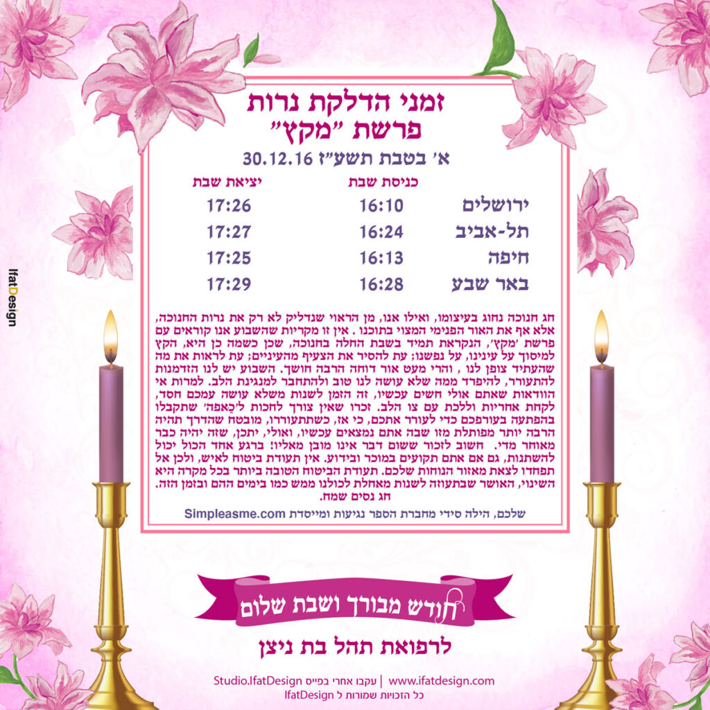 תובנה מוארת - פרשת מקץ